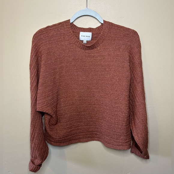 Rust knit sweater - Picture 1 of 4
